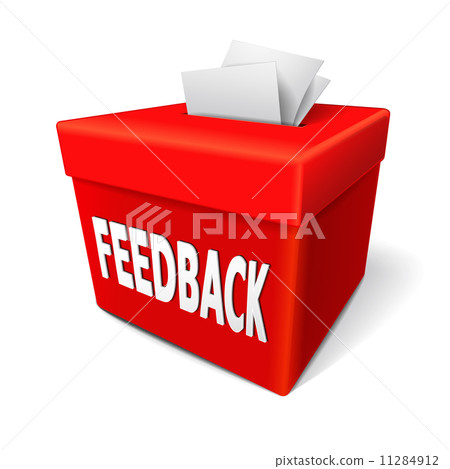feedback box words on the red box 11284912