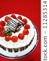 手工製作的聖誕蛋糕 11285314