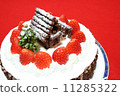 手工製作的聖誕蛋糕 11285322