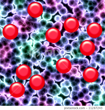 Bacteria cells close up 11287243
