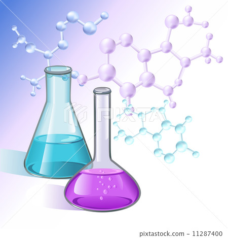 Test tubes science background 11287400