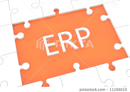 Puzzle ERP concept 11288010