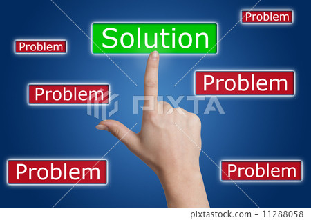 pressing solution button pressing solution button 11288058