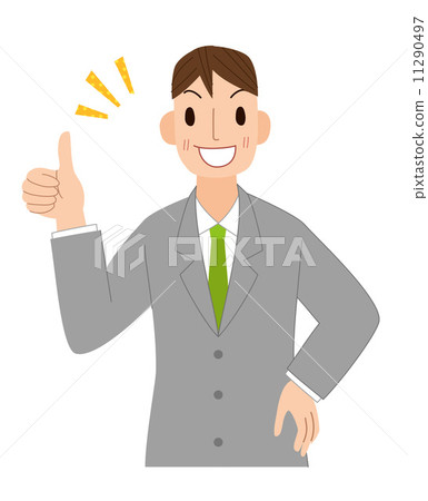 Employee / Good Sign - Stock Illustration [11290497] - PIXTA