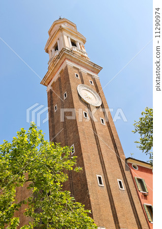 The clock on the Church Saint Apostoli bell tower of in Venice, The clock on the Church Saint Apostoli bell tower of in Venice, 11290974