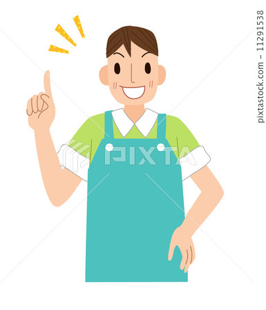 Dad · finger pointing - Stock Illustration [11291538] - PIXTA