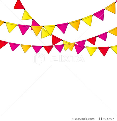 Party Flag Background Vector Illustration. EPS 10 Party Flag Background Vector Illustration. EPS 10 11293297