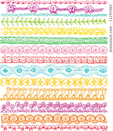Children's frame line - Stock Illustration [11293462] - PIXTA