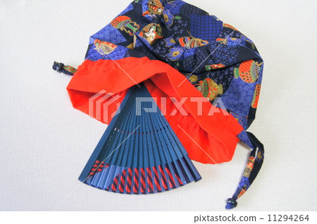 束口袋和折扇 束口袋和折扇 11294264