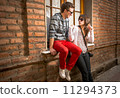 Young couple in the city 11294373