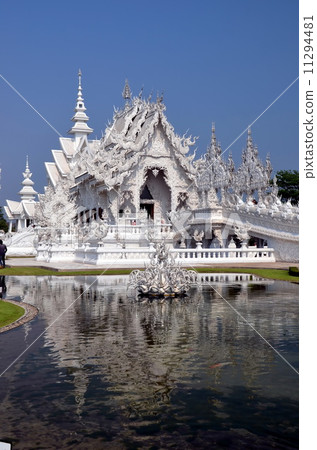 White temple; Rong Khun temple, Chiang Rai province, northern Thailand White temple; Rong Khun temple, Chiang Rai province, northern Thailand 11294481