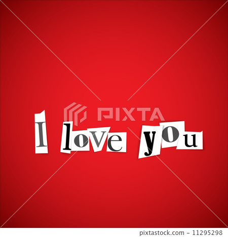 I love you vector illustration I love you vector illustration 11295298
