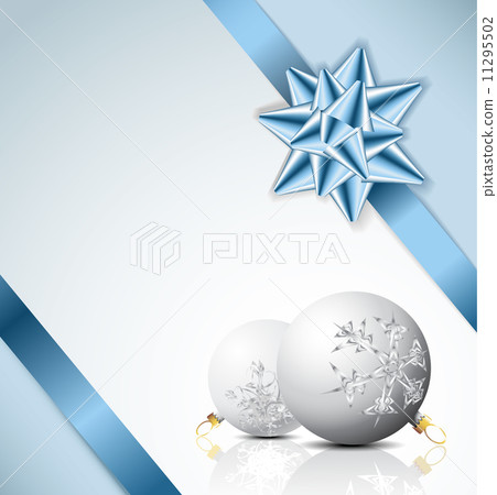 Light blue Christmas card 11295502