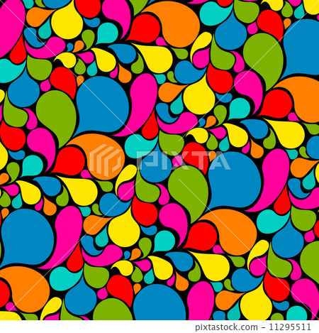 Colorful abstract seamless pattern - Stock Illustration [11295511] - PIXTA