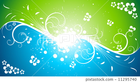 Abstract floral background Abstract floral background 11295740