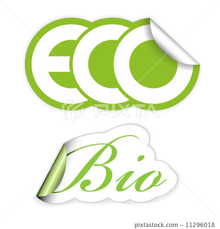 Set of eco and bio labels 11296018