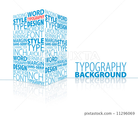 Abstract typography background 11296069