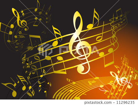 Golden music theme 11296235