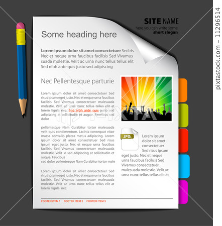 Web site template 11296514