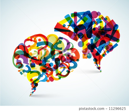 Questions and Answers - abstract illustration Questions and Answers - abstract illustration 11296625