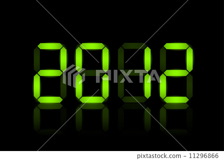 Vector New Year card 2012 11296866