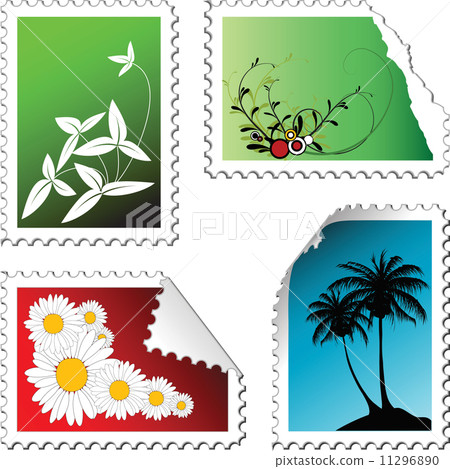 Set of post stamps Set of post stamps 11296890