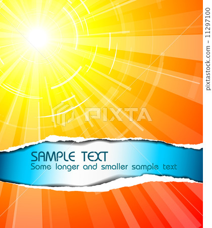 The hot summer sun 11297100