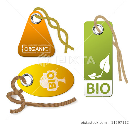 Set of tags for organic Set of tags for organic 11297112