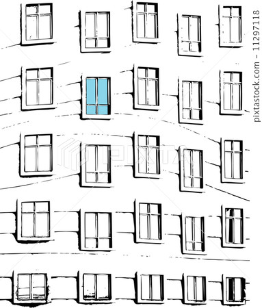 abstract windows - Stock Illustration [11297118] - PIXTA