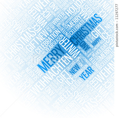 Abstract Christmas card - Stock Illustration [11297277] - PIXTA