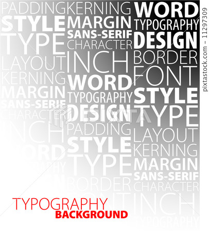 design and typography background 11297309