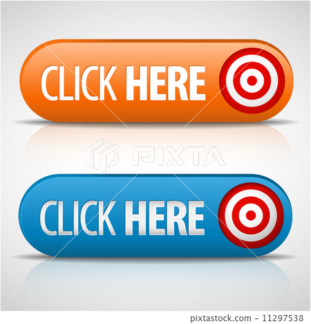 Big blue and orange click here buttons Big blue and orange click here buttons 11297538