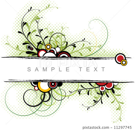 Abstract floral background Abstract floral background 11297745