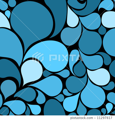 Blue abstract seamless pattern 11297817