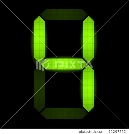 Digital number four - Stock Illustration [11297832] - PIXTA