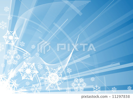 Christmas background with white snowflakes 11297838