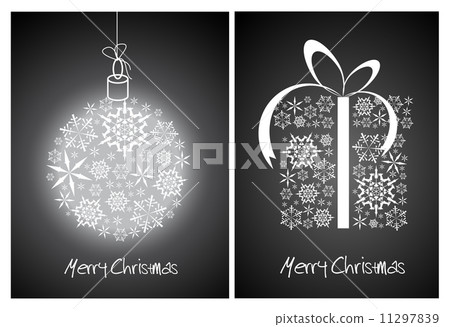Christmas abstract card 11297839