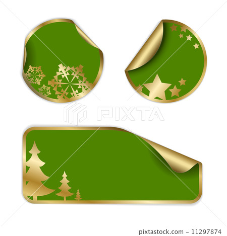 Christmas labels and stickers 11297874