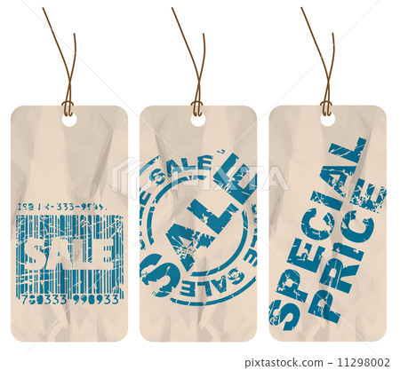 Set of sale paper tags 11298002