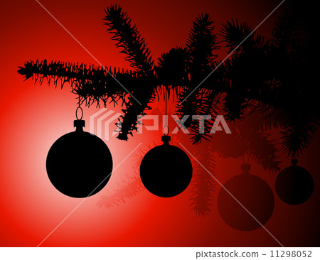 Vector silhouette of a Christmas tree Vector silhouette of a Christmas tree 11298052