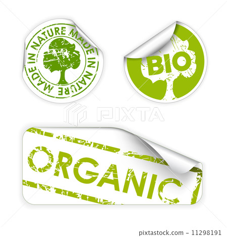 Set of bio / eco / organic labels 11298191