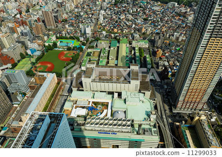 我將面對陽光觀景台下的建築群 11299033