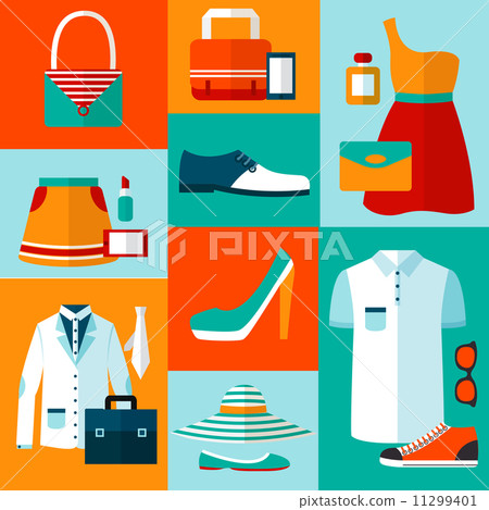 Shopping fashion design elements 11299401