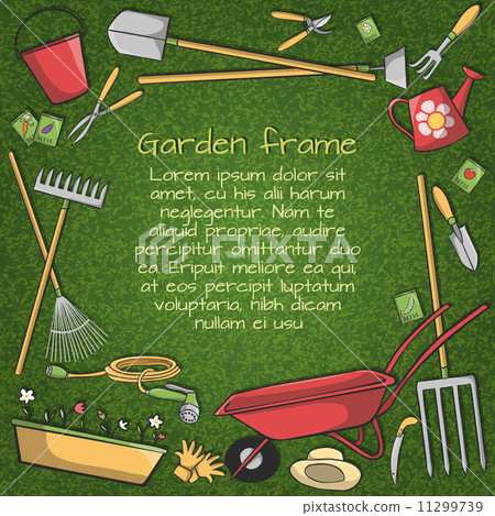 Garden tools frame 11299739