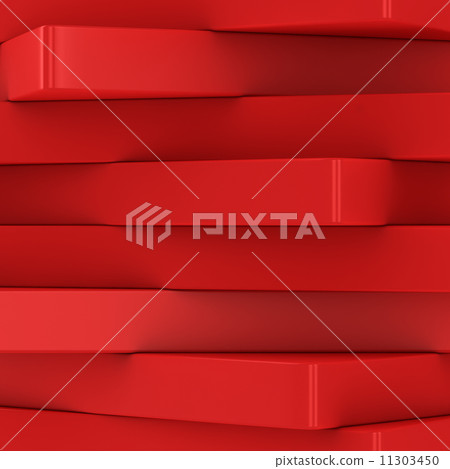 Column of red blocks 11303450