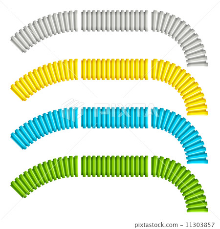 colored corrugated flexible tubes 11303857