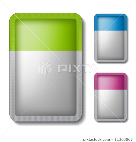 sachet packaging silver color 11303862