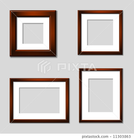wooden mahogany picture frames 11303863