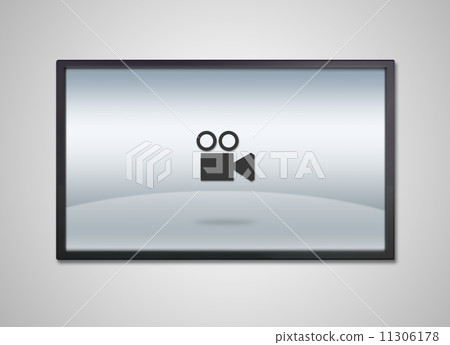 TV display with movie icon 11306178