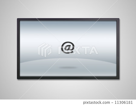 TV display with email icon 11306181